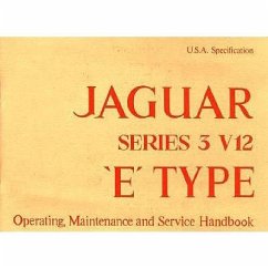 Jaguar E-Type V12 Ser 3 (Us) Handbook - Brooklands Books Ltd