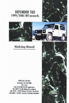 Land Rover Defender Td5 1999-2005 Wsm - Brooklands Books Ltd