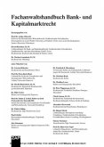 Fachanwaltshandbuch Bank- und Kapitalmarktrecht, m. CD-ROM