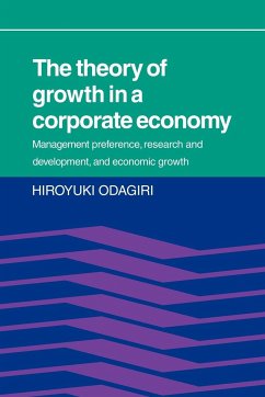 The Theory of Growth in a Corporate Economy - Odagiri, Hiroyuki