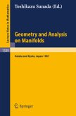 Geometry and Analysis on Manifolds