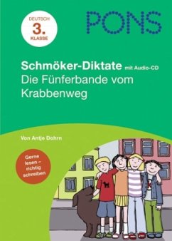 Cover PONS Schmöker-Diktate, 3. Klasse m. Audio-CD