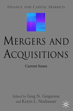 Mergers and Acquisitions - Gregoriou, G.; Neuhauser, Karyn