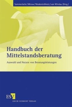 Handbuch der Mittelstandsberatung - Sommerlatte, Tom / Niedereichholz, Christel / Mirow, Michael / Windau, Peter G. von (Hrsg.)