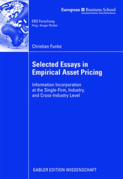 Selected Essays in Empirical Asset Pricing - Funke, Christian