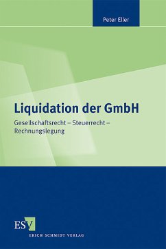 Cover Liquidation der GmbH – Gesellschaftsrecht – Steuerrecht – Rechnungslegung