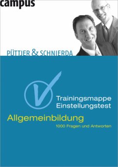 Trainingsmappe Einstellungstest, Allgemeinbildung - Püttjer, Christian;Schnierda, Uwe