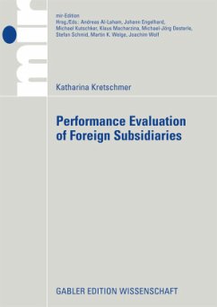 Performance Evaluation of Foreign Subsidiaries - Kretschmer, Katharina