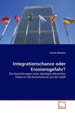 Integrationschance oder Erosionsgefahr? - Weidner, Carolin