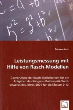 Leistungsmessung mit Hilfe von Rasch-Modellen - Leck, Rebecca