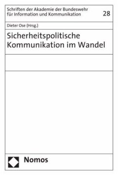 Sicherheitspolitische Kommunikation im Wandel - Ose, Dieter (Hrsg.)