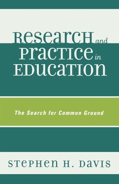 Cover Research and Practice in Education
