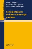 Correspondances de Howe sur un corps p-adique