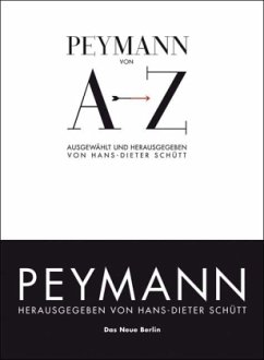 Peymann von A - Z - Peymann, Claus