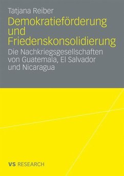 Demokratieförderung und Friedenskonsolidierung - Reiber, Tatjana