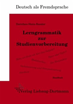 Lerngrammatik zur Studienvorbereitung - Stein-Bassler, Dorothea