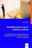 Qualitätssicherung im Usability Testing