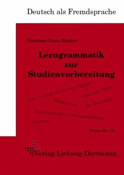 DSH-Lerngrammatik zur Studienvorbereitung - Stein-Bassler, Dorothea