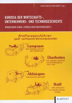 Cover Kuriosa der Wirtschafts-, Unternehmens- und Technikgeschichte