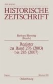 Register zu Band 276 (2003) bis 285 (2007)