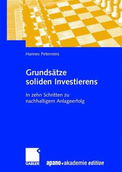 Grundsätze soliden Investierens - Peterreins, Hannes