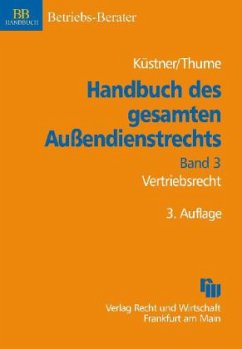 Cover Vertriebsrecht / Handbuch des gesamten Außendienstrechts Bd.3