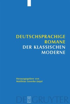 Deutschsprachige Romane der klassischen Moderne