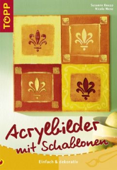 Cover Acrylbilder mit Schablonen