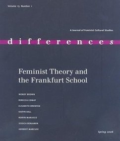 Feminist Theory and the Frankfurt School - Brown, Wendy