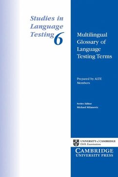 Multilingual Glossary of Language Testing Terms - Ucles; The Alte Members, Alte Members; The Alte Members