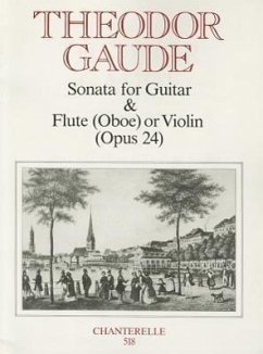 Gaude - Sonata Op. 24 (for Guitar & Flute (Oboe) or Violin) - Molino, Francesco