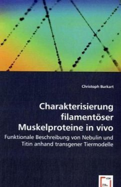 Charakterisierung filamentöser Muskelproteine in vivo - Burkart, Christoph