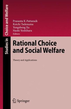 Rational Choice and Social Welfare - Pattanaik, Prasanta K. / Tadenuma, Koichi / Xu, Yongsheng / Yoshihara, Naoki (eds.)
