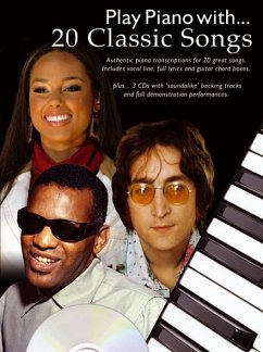 Cover Play piano with (+3 CD's): 20 Classic Songs Songbook piano/vocal/guitar