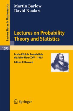 Lectures on Probability Theory and Statistics - Barlow, Martin T.;Nualart, David