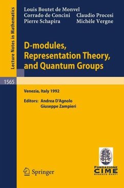 D-modules, Representation Theory, and Quantum Groups - Boutet de Monvel, Louis;Concini, Ennio de;Procesi, Claudio