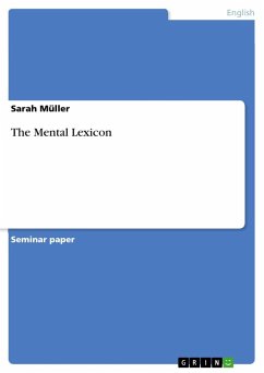 The Mental Lexicon - Müller, Sarah