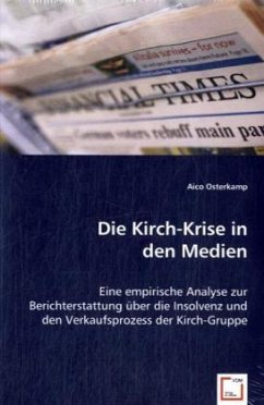 Die Kirch-Krise in den Medien - Osterkamp, Aico