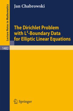 The Dirichlet Problem with L2-Boundary Data for Elliptic Linear Equations - Chabrowski, Jan