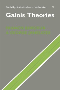 Galois Theories - Borceux, Francis (Universite Catholique de Louvain, Belgium); Janelidze, George
