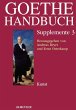 Goethe-Handbuch Supplemente - Bild 1