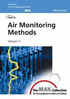 Air Monitoring Methods. The MAK-Collection for Occupational Health and Safety, Part III Volume 11