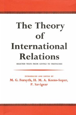 The Theory of International Relations - Forsyth, M G