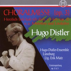 Chorwerke - Hugo-Distler-Ensemble Lüneburg/Matz,Erik