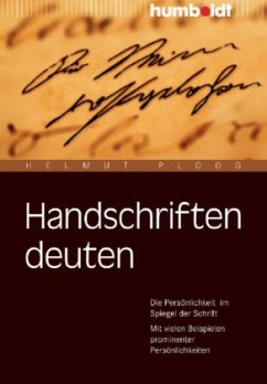 Handschriften deuten - Ploog, Helmut