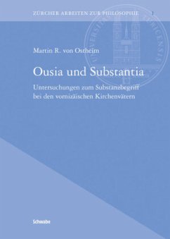 Ousia und Substantia - Ostheim, Martin R von