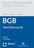 NomosKommentar BGB - Kaiser, Dagmar / Schnitzler, Klaus / Friederici, Peter (Hrsg.)