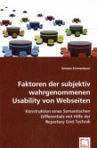 Faktoren der subjektiv wahrgenommenen Usability von Webseiten