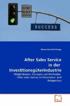 After Sales Service in der Investitionsgüterindustrie - Runge, Hanns-Joachim