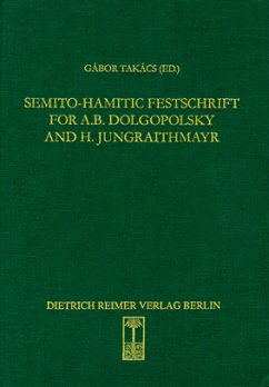 Semito-Hamitic Festschrift for A.B. Dolgopolsky und H. Jungraithmayr